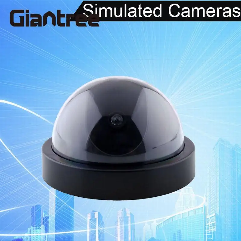 

Giantree 2017 New Simulation Fake Dummy Dome Security Camera indoor and outdoor virtual Security Motion Sensor with LED Light
