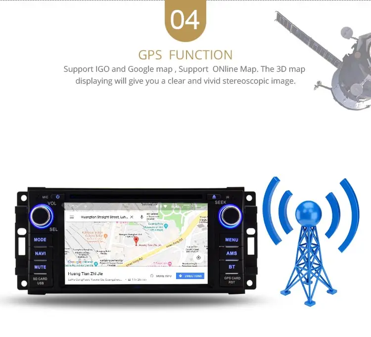 Cheap LJDA Android 9.0 Car Radio Multimedia DVD GPS For Dodge RAM 1500 Chrysler Sebring Jeep Compass Commander Grand Cherokee Wrangler 6