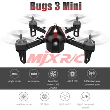 

MJX BUGS 3 Mini RC Drones UAV With Camera HD 5.8G VR WIFI Quadcopters Helicopters Auto Steady 3D Flips & Rolls 6-Axis Gyro