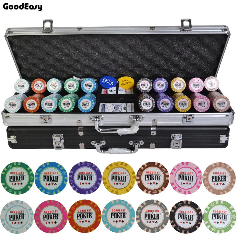 100200300400500PCSSetCasinoCrownPOKERPokerChipsSetTexas