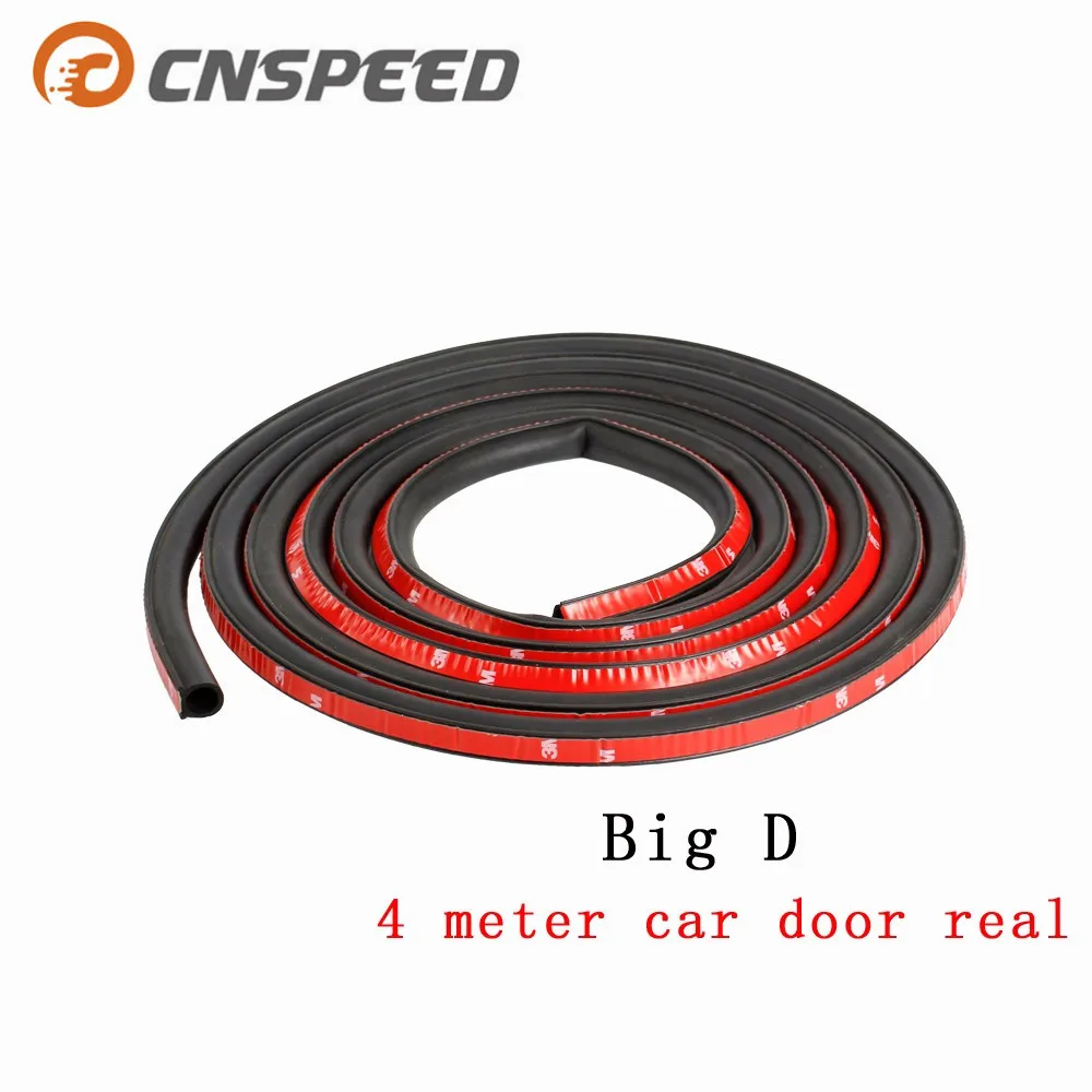 4 meter Big D Rubber Seals Car Door Seal Noise Sound Insulation Noise