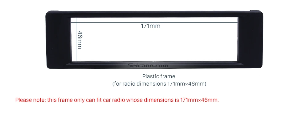 Seicane 1Din Автомобильная Радио фасции установочная рамка для 2003 Audi A6 автостерео панель комплект стерео плеер отделка крепление приборной панели