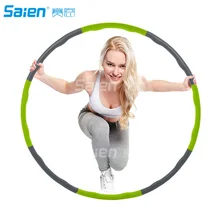УТЯЖЕЛЕННЫЕ спортивные обручи для упражнений, слив жира, 8 секций съемный дизайн- Профессиональная мягкая для фитнеса спортивные обручи для упражнений