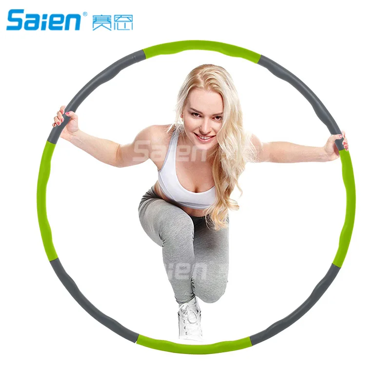 

Weighted Sport Hoops for Exercise,Fat Burining,8 Section Detachable Design-2018 Professional Soft Fitness Sport Hoops Exercise