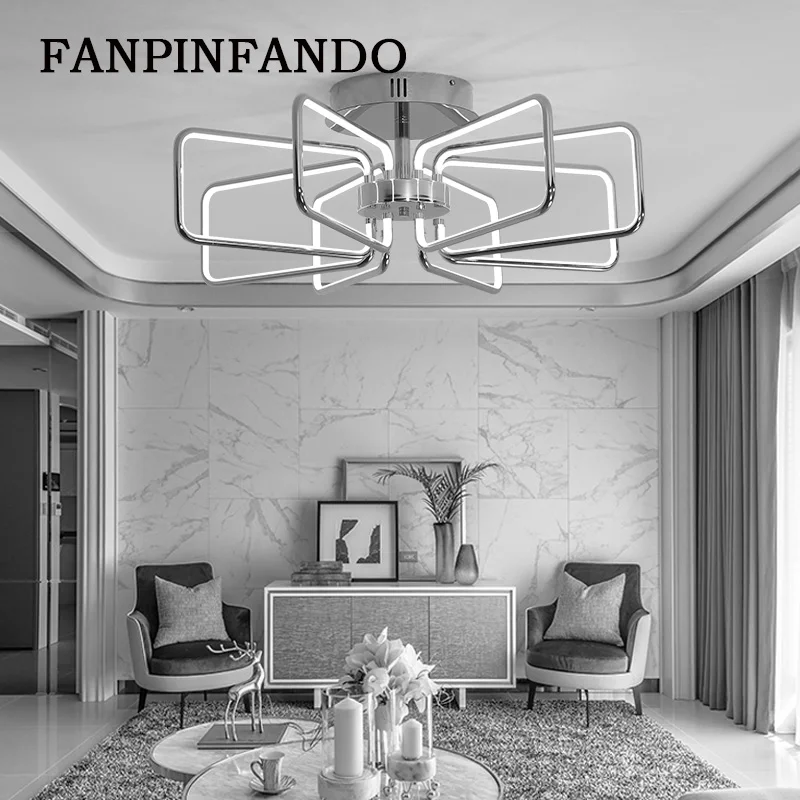 

Creative Fashion Ceiling Lamp Led Ceiling Light for foyer Living room Bedroom Kitchen Chrome Gold plating Ceiling Lamp 110V 220V