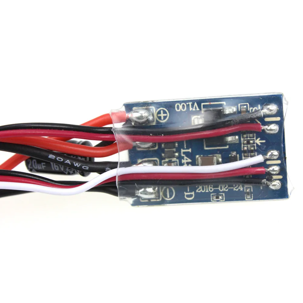 JMT RC автомобиль без тормоза 10A матовый ESC двухсторонний регулятор скорости двигателя для 1/16 1/18 1/24 RC автомобиль Лодка танк