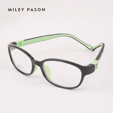 Детские пластиковые ультра-легкие гибкие очки TR90, мягкие силикагель, Детские Мультяшные оптические очки, оправа по рецепту 1111