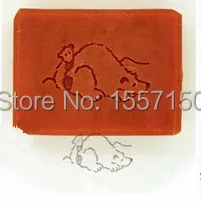 Медведь Мини diy мыло штамп печать с ручкой 50*28 мм(na008