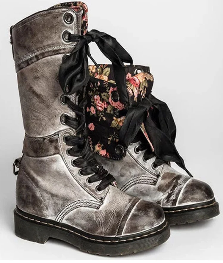 Г. Модная женская обувь осенне-зимние ботинки до середины икры женские ботинки из искусственной кожи женские ботинки женская обувь Рабочая обувь