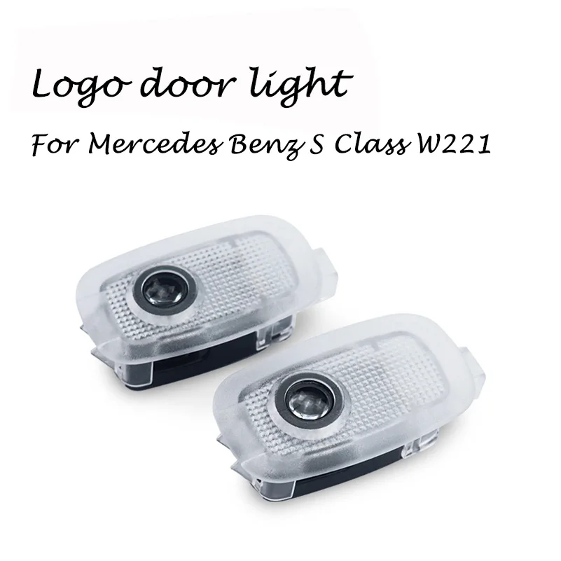 

For Mercedes Benz Logo Car Door Laser Projector LED Welcome Emblem Shadow Light LED For Mercedes Benz S class W221 Car Styling