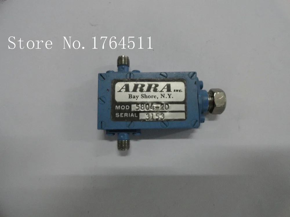 

[BELLA] Adjustable variable attenuator ARRA 5804-20 0-20dB 4-8GHz continuation SMA