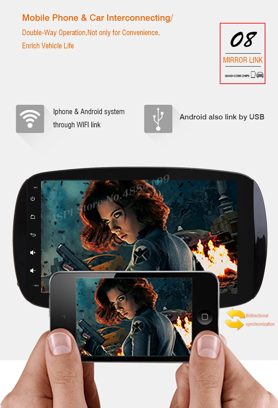 Perfect Android 9 Car Stereo Radio no DVD multiplayer for Benz Smart Fortwo 2016 2017 2018  Radio wifi BT Head Unit GPS navigation 9