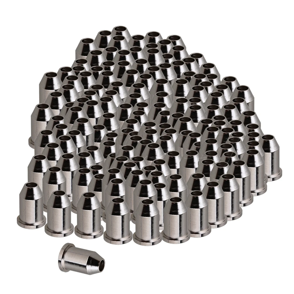 

Yibuy Chrome Metal Guitar Through Body String Mounting Ferrules for Guitar Pack of 120