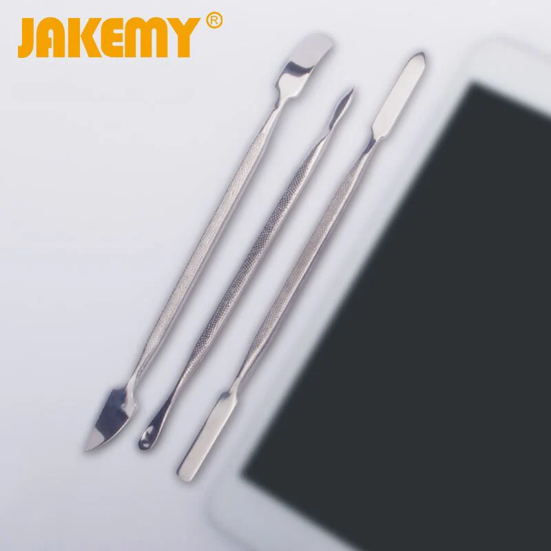 JAKEMY 3pcs/set Metal Pry Spudger Tools Kits Repair Opening Pry Tool Kit For IPhone IPad For Samsung Cell Phone JAKEMY 3pcs/set Metal Pry Spudger Tools Kits Repair Opening Pry Tool Kit For IPhone IPad For Samsung Cell Phone