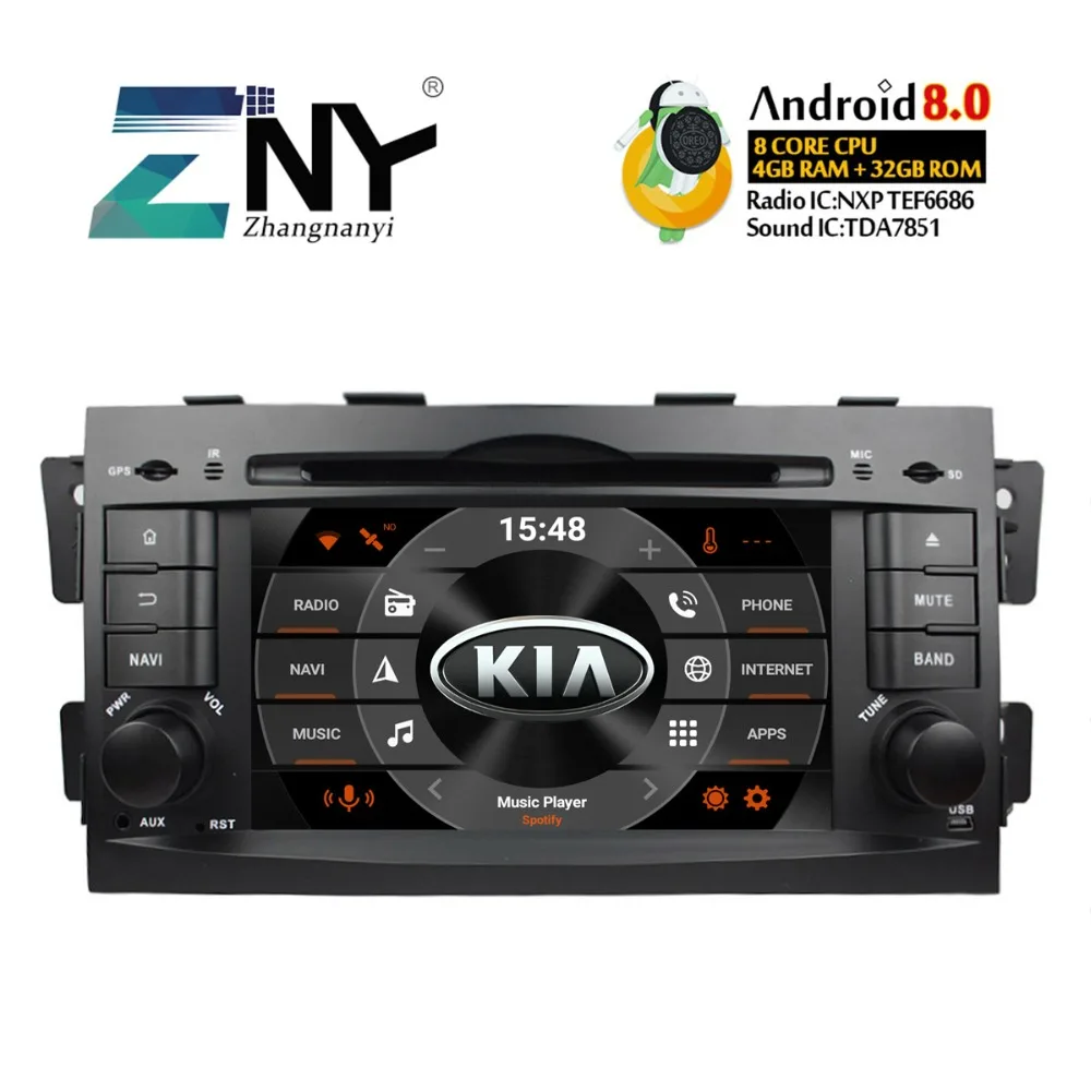 

7" HD Android 8.0 Car DVD For Kia Borrego Mohave 2008 2009 2010 Auto Radio FM GPS Navigation Audio Video Player Backup Camera