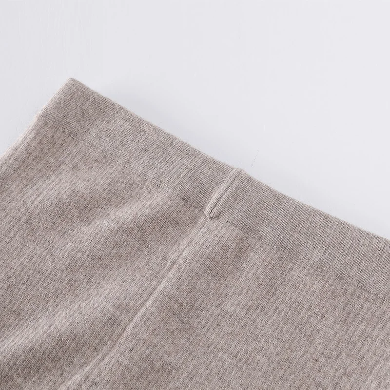 Hot Sale Women Leggings 100% Cashmere Knitted Pants Winter New Arrival Fashion Legging High Quality Pure Pashmina Knit Trousers