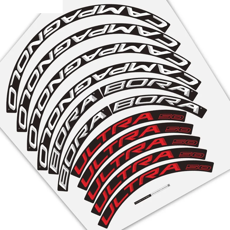 

Bicycle Stickers for Bike 50 Wheel Sticker Road MTB Carbon Circle Set Rim Sticker for 2 Wheels