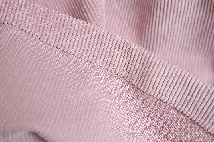 Autumn Corduroy Fabric Woman Clothing Solid Color Fashion Ladies Long Coats New Style Loose Polo Collar Vintage Coats8