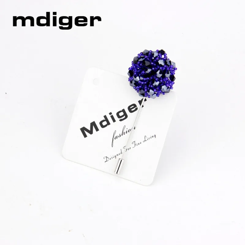 Mdiger Мода цветок ромашки отворот булавки бисером цветочные мужские кристалл