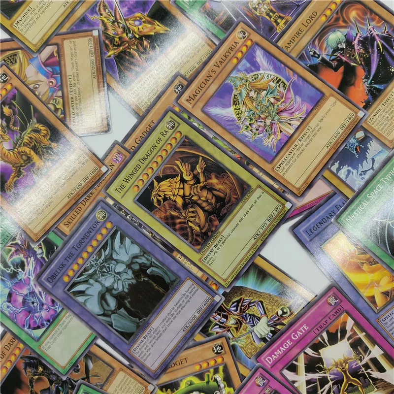 Новая английская версия 216 шт Дуэль Монстры YU GI OH игровая коллекция Carte торговые карты игра с красивой коробкой