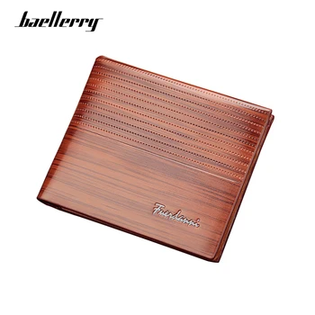 

Baellerry Brand Fashion Men Small Purse Leather Designer Wallet Male Luxury Business Money Bag
