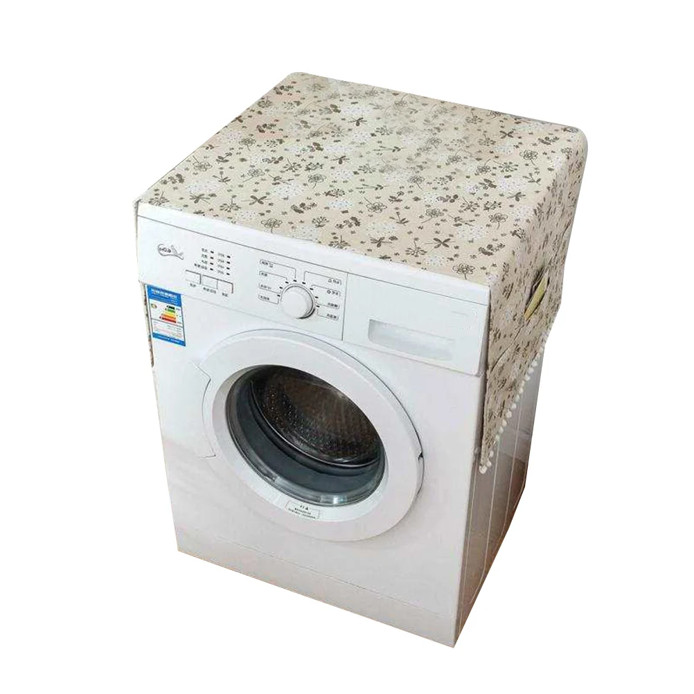 

1Pc Dust Cover Cotton and Linen Universal 30x90cm Oven Hood Decorative Cover Refrigerator Oven Dust Cover Towel for Store Home