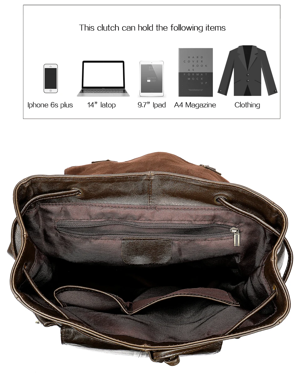 -1_04MVA Men's Anti Theft Backpack for Laptop Waterproof Cowhide Leather Large Capacity Travel Backpacks for Men Boys Bags 3057
