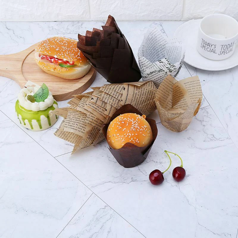 

Kitchen Cake Tools 50Pcs/Pack Mini Paper Cupcake Mold Muffin Cupcake Paper Cups Tray Baking Decorating Tools Pastry Cup