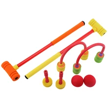 Kids Colorful Foam Croquet Set Portable Sport Toy For Children Great Indoor And Outdoor Sports Game High Quality Gift To Kids
