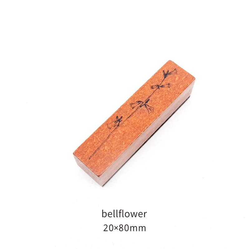 Ретро eugene leaf bellflower растения Деревянный штамп DIY деревянные и резиновые штампы для скрапбукинга канцелярские товары Скрапбукинг Стандартный штамп - Цвет: 2