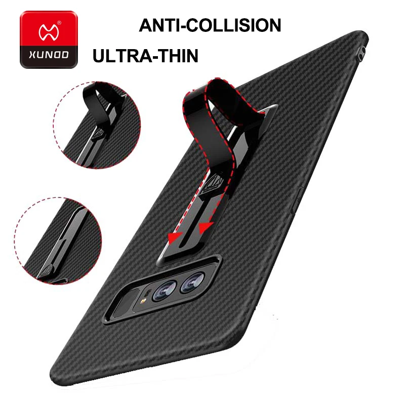 

Luxury Ultra thin Silicone Case For Samsung Galaxy Note 8 9 S9 S8 Plus Phone Finger Ring Shockproof Full Protection Cases Cover
