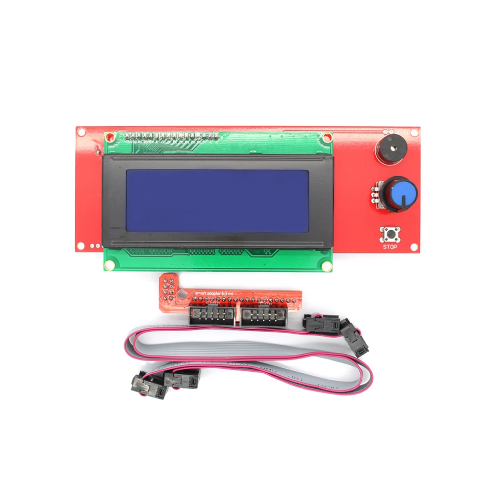  3D Printer Kit Smart Parts RAMPS 1.4 Controller Control Panel LCD 2004 Module Display  Motherboard Blue Screen 