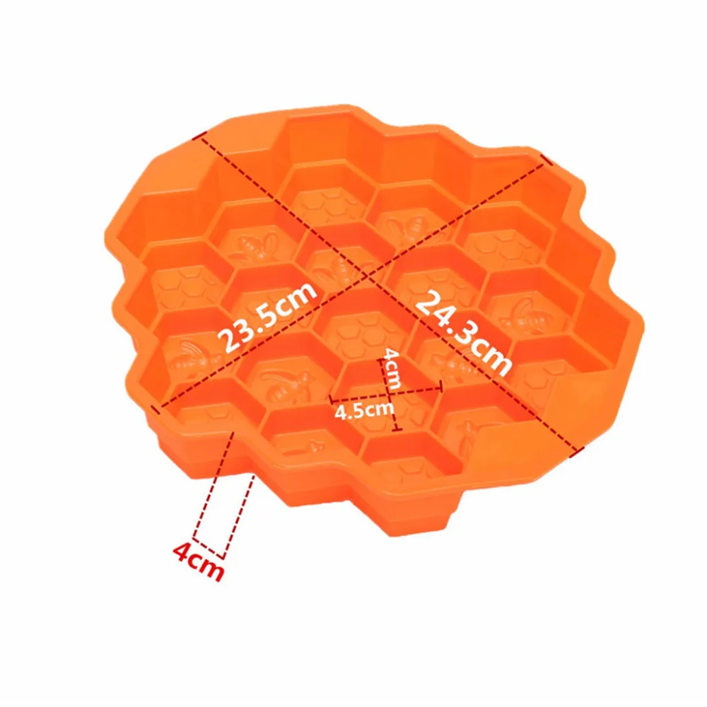 Горячие формы для выпечки печенья пчела соты силиконовые формы для украшения торта инструменты для печенья Кондитерские аксессуары кухонные аксессуары 28