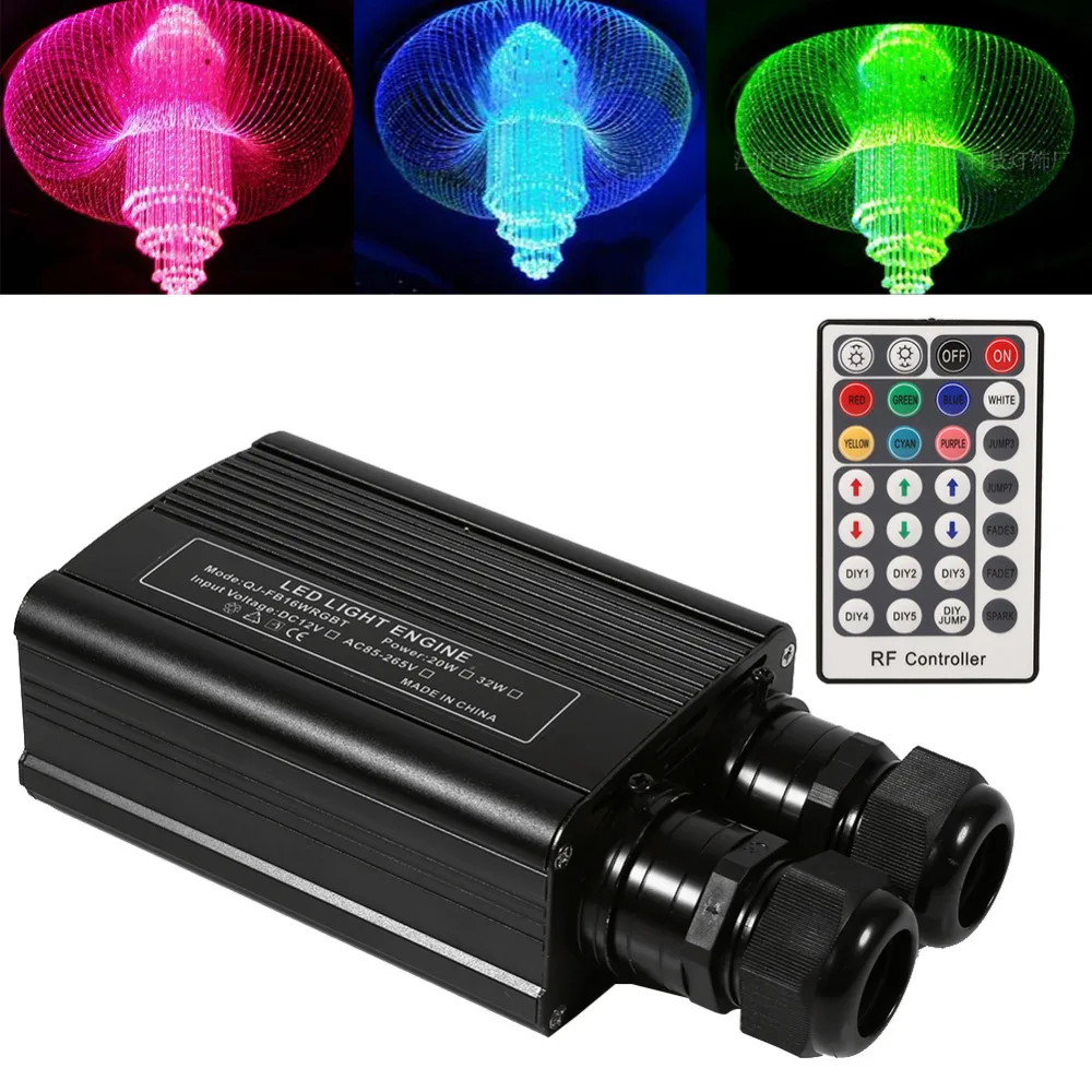 Buy RGBW 32W LED Fiber Optic Engine Driver Double Head