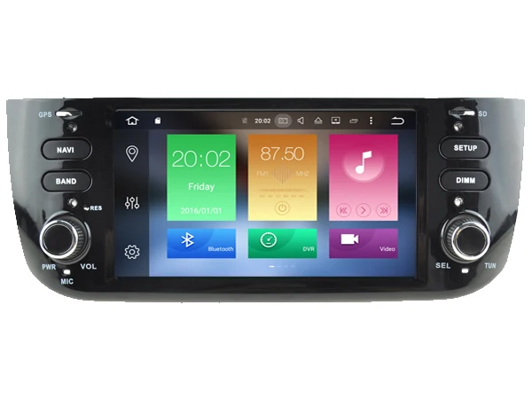Discount 4G RAM Octa(8)-Core Android 8.0 CAR DVD player FOR DECKLESS FIAT PUNTO/LINEA 2010-2016 car audio gps stereo unit Multimedia 4