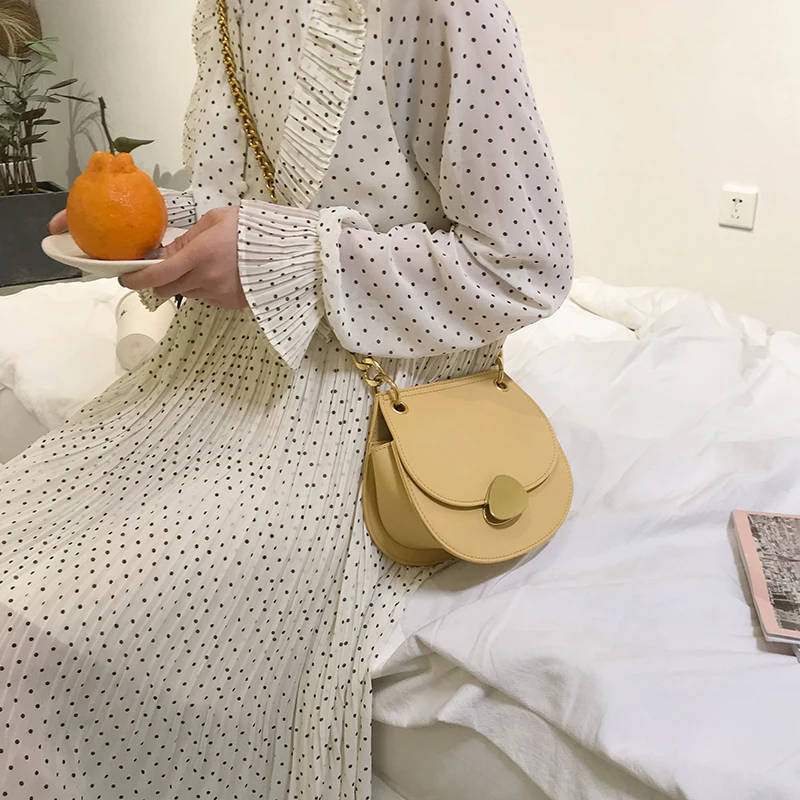 

2019 New Leather Saddle Handbags Crossbody Bag Handbags Fashion Messenger Handbags Tote Shoulder Bag New Summer Bag