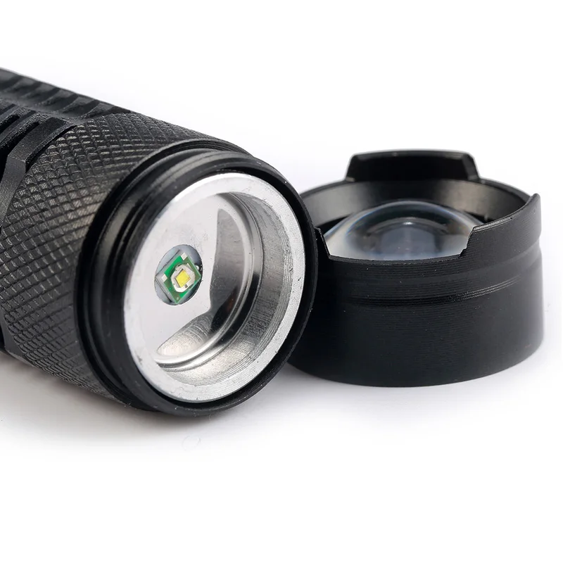 Discount ZK30 Dropshipping Bicycle Light 3000LM Flashlight 3 Modes Q5 LED Cycling Front Light Bike lights Lamp Torch Waterproof Zoomable 4