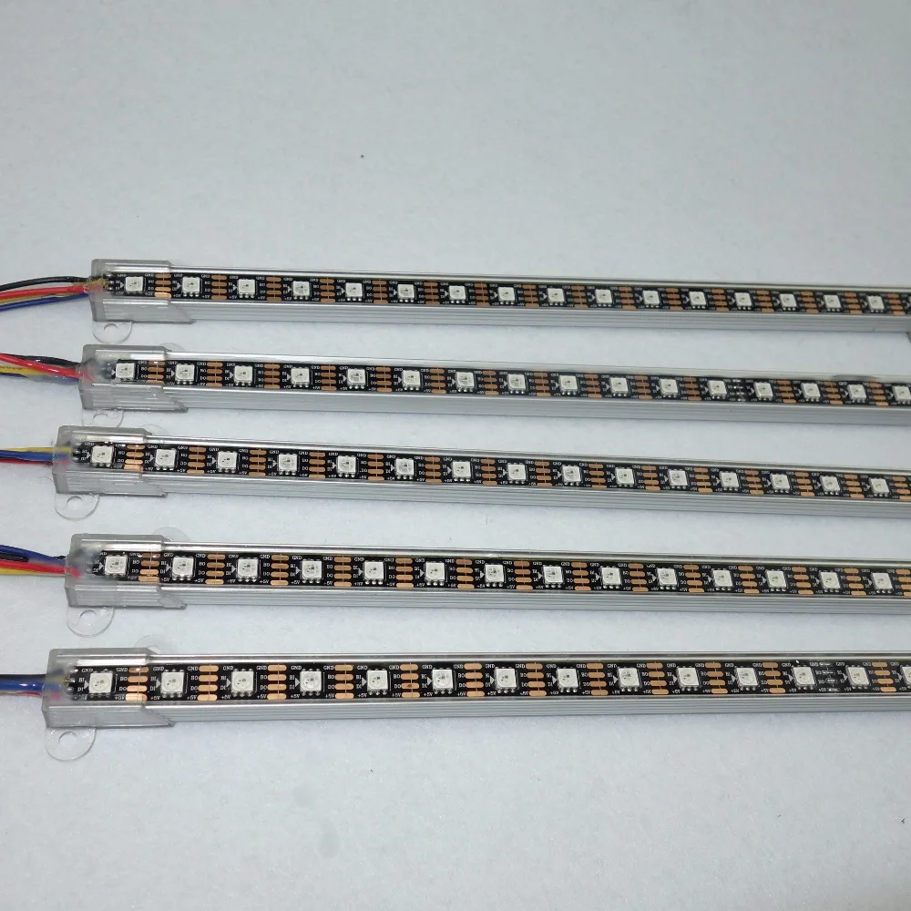 WS2813 addressavke 1 м длинный DC5V 60 светодиодов Цифровая Светодиодная панель света IP68