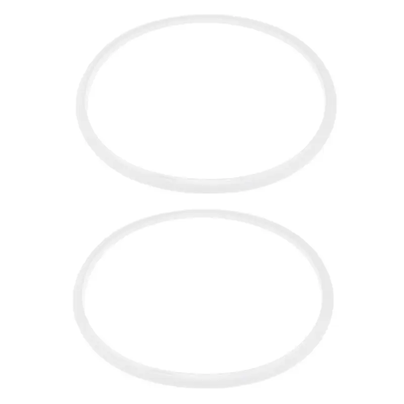 

2 pieces rubber gasket Sealing ring pressure cookers 28cm inside diameter, transparent white