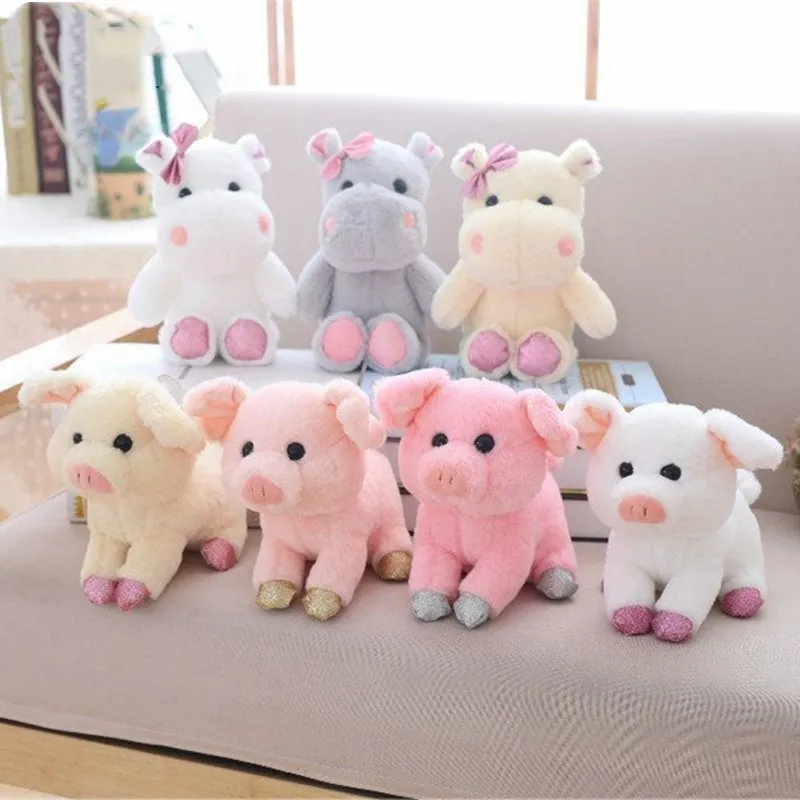 Babiqu-1pc-20cm-Cute-Animals-Doll-Soft-Stuffed-Kawaii-Pig-and-Hippo-Plush-Toys-for-Children
