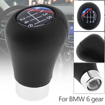 

5 6 Speed ABS Leather Car Gear Shift Knob Fit For BMW 1 3 5 6 Series E36 E38 E39 E46 E53 E60 E63 E83 E84 E87 E90 E91 E92 F30