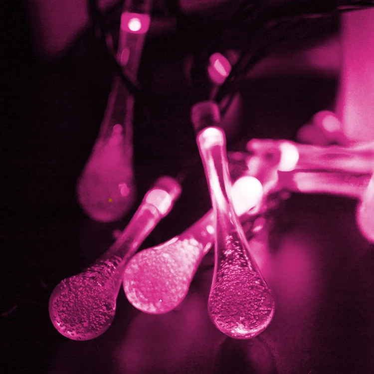 Waterproof Solar Panel LED Garland Light (13)