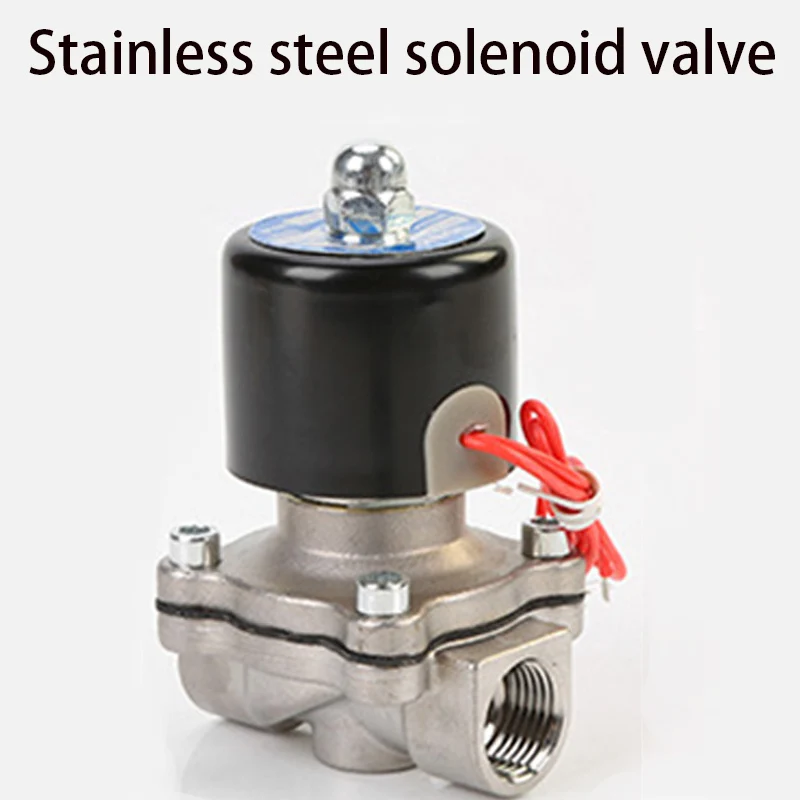 

1/4" 3/8" 1/2" 3/4" 1" DN8 DN15 DN25 Stainless steel Electric Solenoid Valve 12V 24V 220V 110V Pneumatic Valve for Water Oil Gas