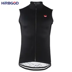 Hirbgod Мужская черная классика стильный без рукавов Велоспорт Джерси Нежные мужские летние легкий велосипед Джерси-HK028