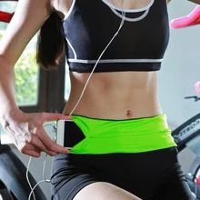 Customized Waist Pack  Elastic Exercise Belt Outdoor Multifunctional Fitness Running Bag Invisible anti-theft Waist Bag Dripship