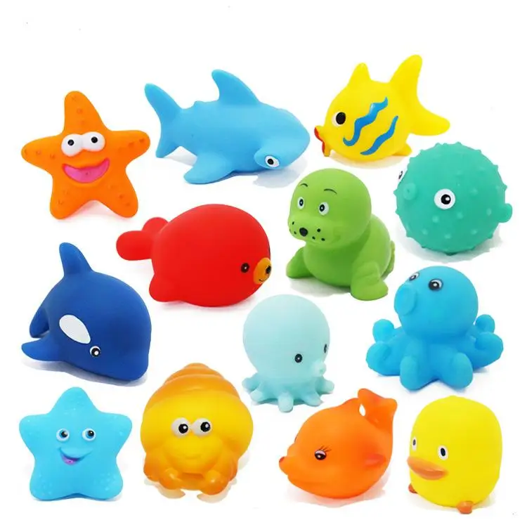 5pcs/lot Bath Toys in the Barthroom Kids Water Toys for Children Soft