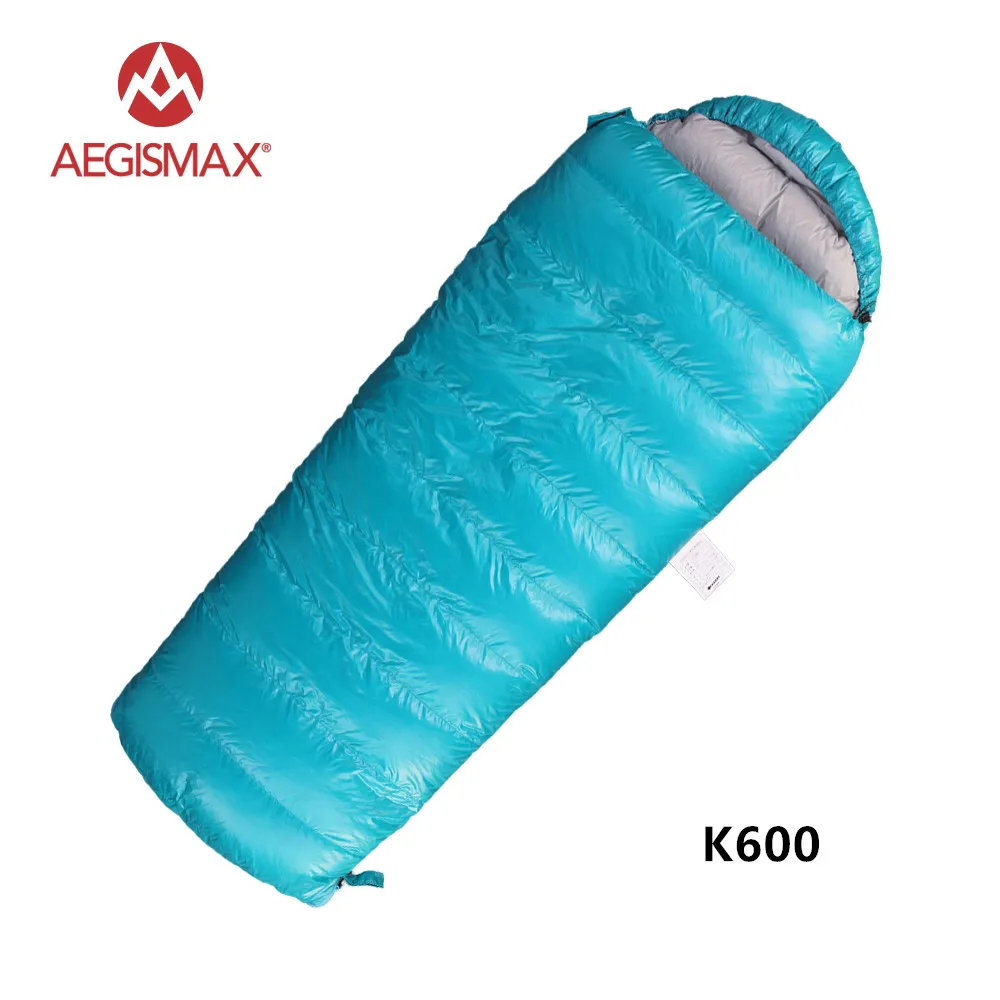 AEGISMAX 800 Sac de Couchage en Duvet doie Sac de Couchage Momie L/éger pour la Randonn/ée Le Camping et la