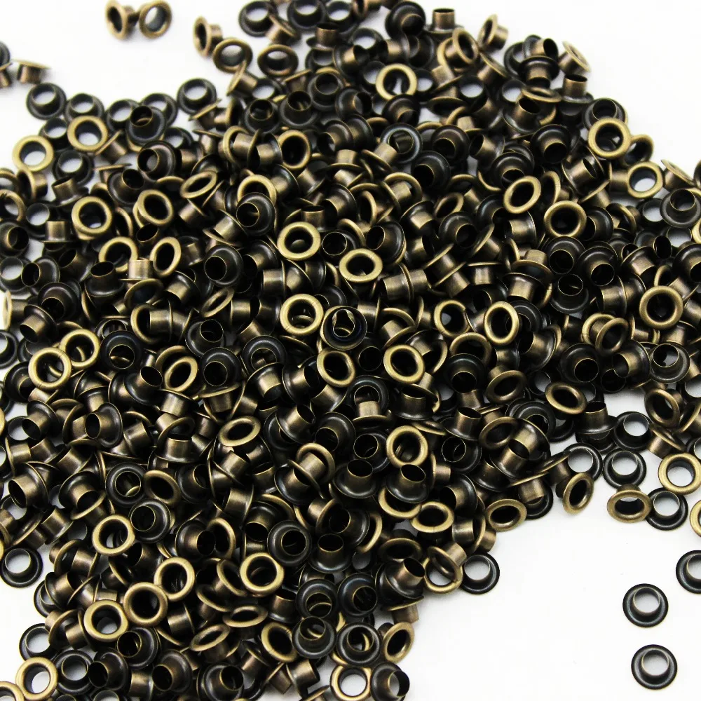 500Set Antique Brass Eyelets for Clothes Handbag,eyelet grommet ring,eyelet grommet ring kit,grommet eyelet kit
