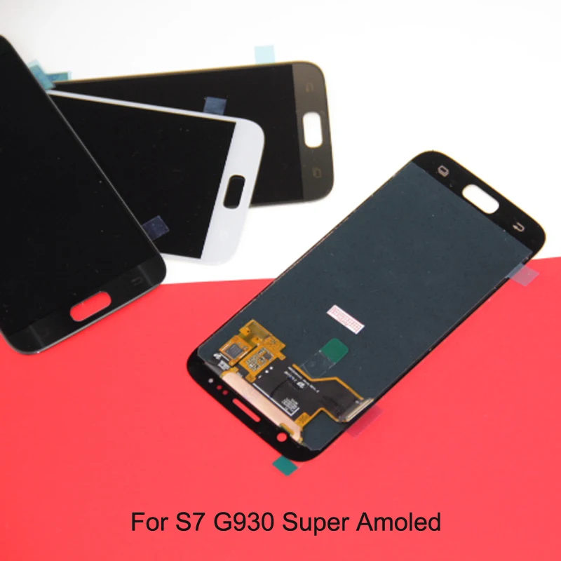 Супер AMOLED для Samsung Galaxy S7 G930 G9300 G930F G930A ЖК-дисплей с сенсорным экраном дигитайзер