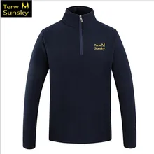 Осенне-весеннее Мужское пальто высокого качества на половину молнии, Теплая Флисовая одежда, толстая куртка, спортивная куртка для альпинизма, пешего туризма, Мужское пальто